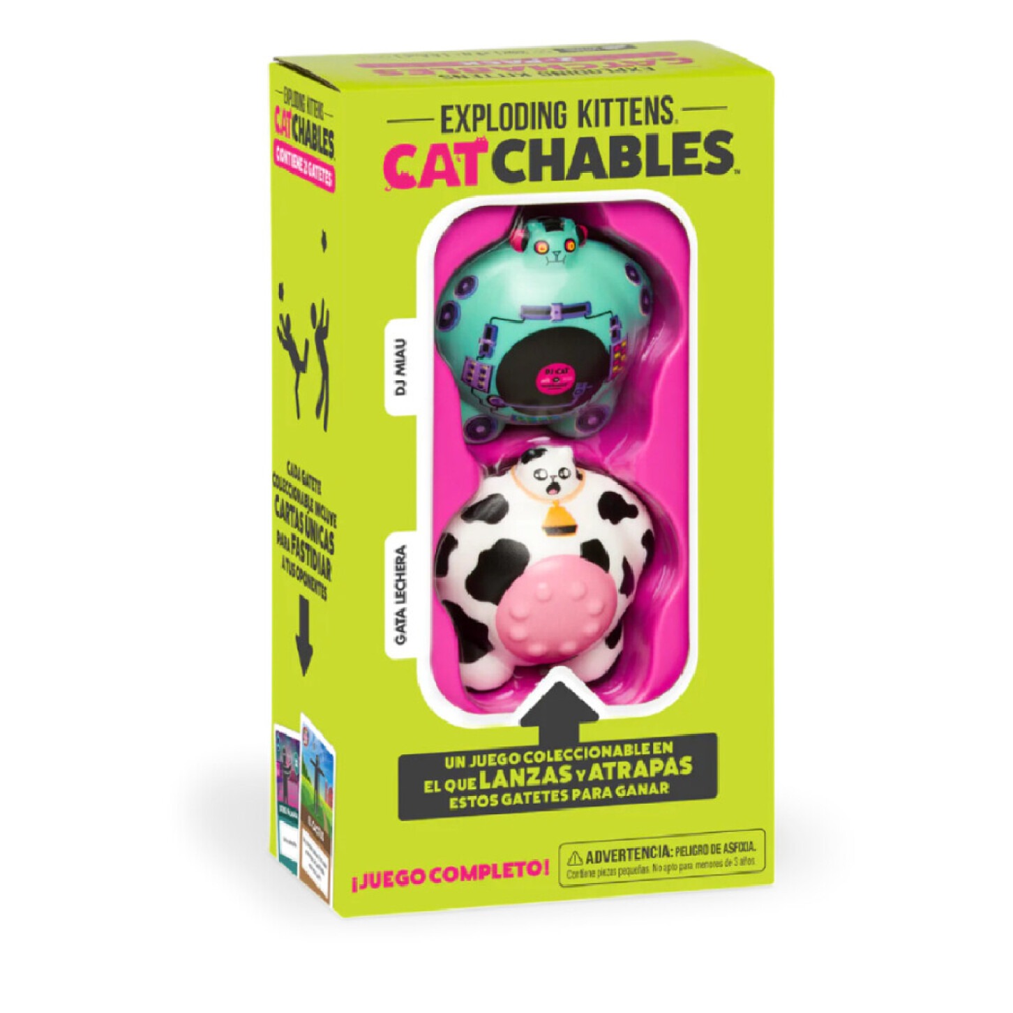 Exploding Kittens Catchables: Gato DJ Miau Gata Lechera