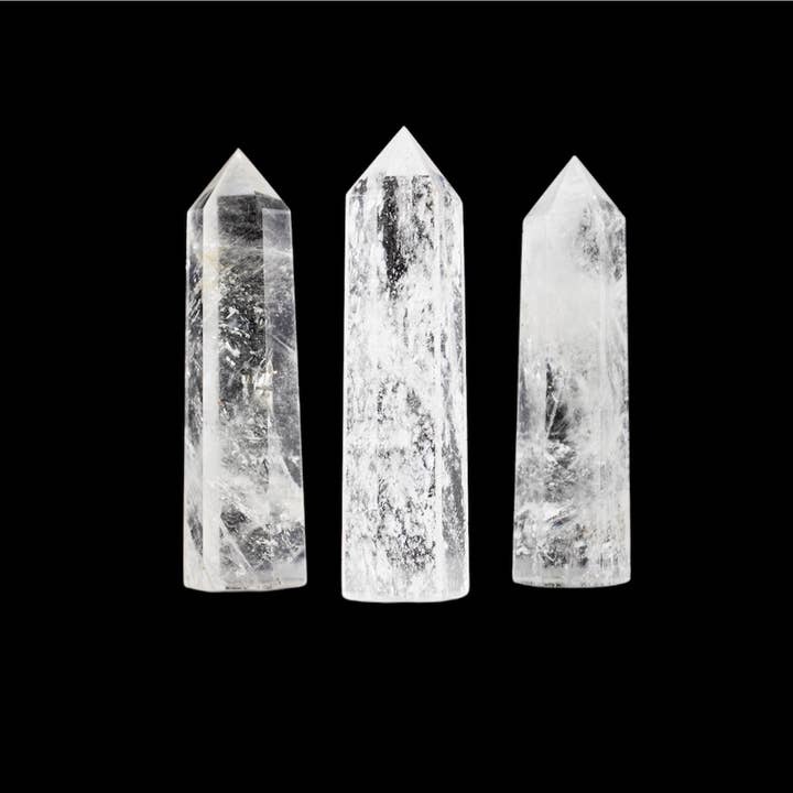 Clear Quartz Tower Obelisk 8 Sided - Master Healer image 1