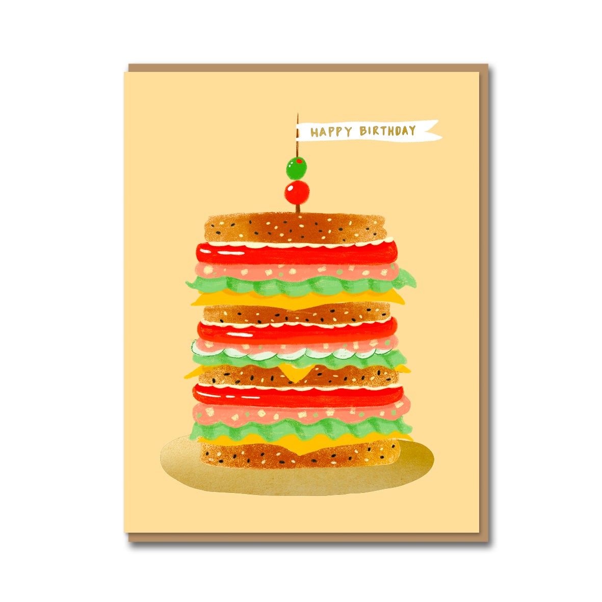 Happy Birthday - Mortadella Tall Boy - 1973 image 1