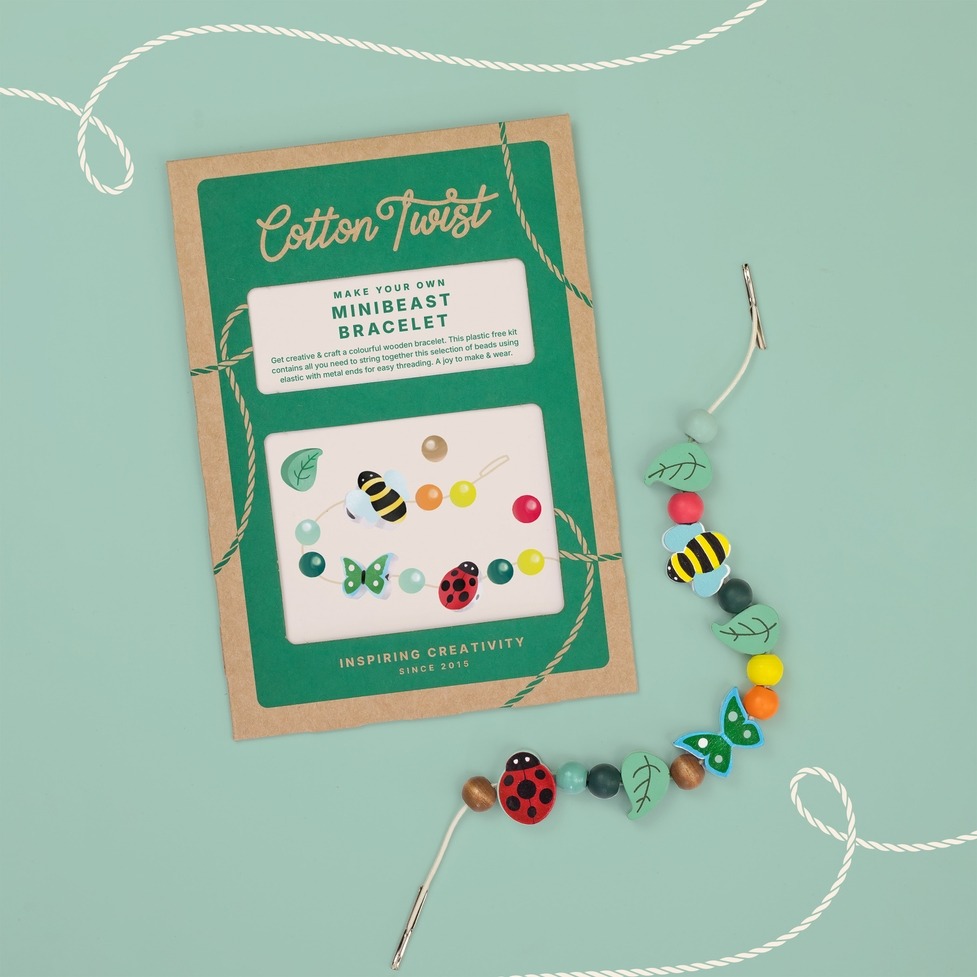 Make Your Own Minibeast Bracelet - Cotton Twist image 1