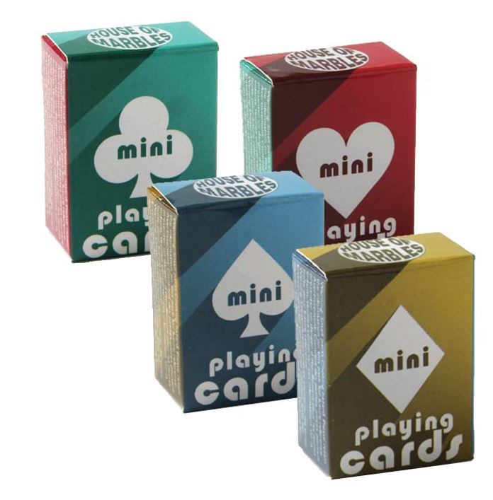 Mini Playing Cards - House of Marbles image 1