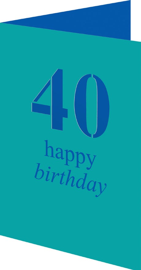 40 Happy Birthday Cut Out - Roger La Borde image 1