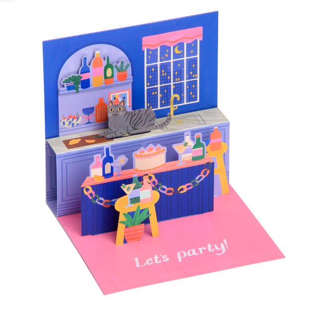 Let's Party Pop-Up Card - Ohh Deer image 1