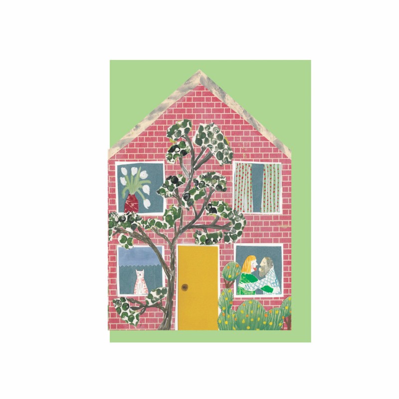 Red Brick House Card - Hadley image 1