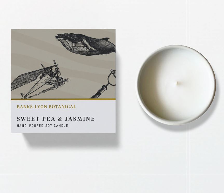 Sweet Pea & Jasmine Candle - Banks-Lyon Botanical image 1