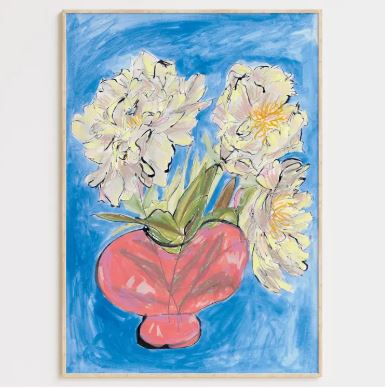 Peony Bouquet A3 Print - Majukooo image 1