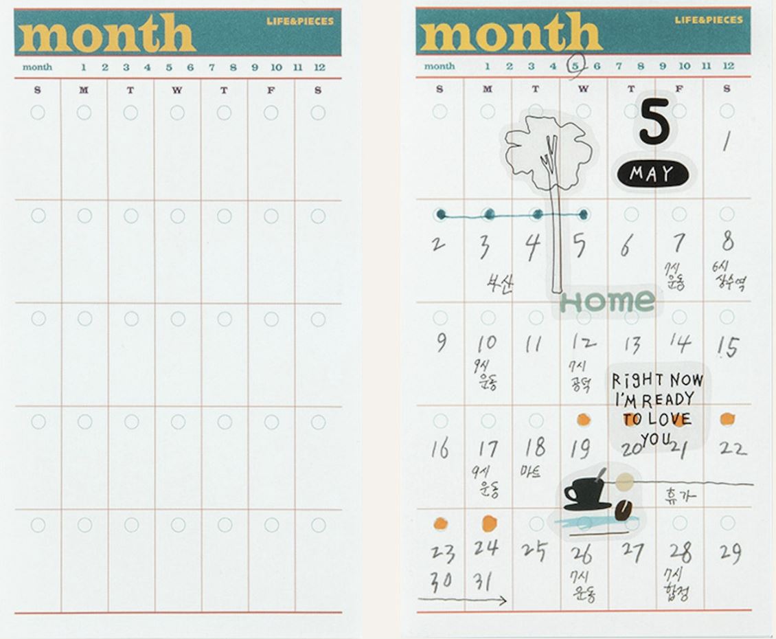 Monthly Memo Pad - Notable Designs image 1