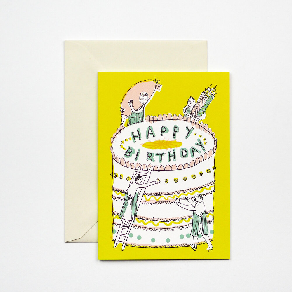 Happy Birthday Massive Cake Card - Hadley image 1