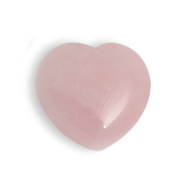 Rose Quartz Heart small - 25 x 25 x 10mm image 1