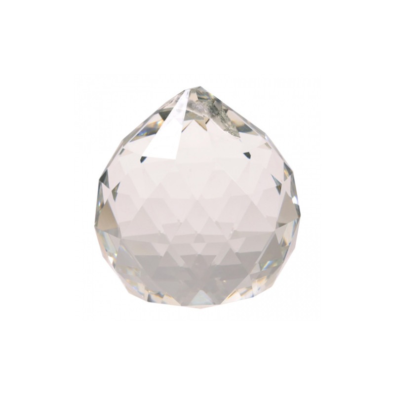 Clear Hanging Crystal Feng Shui - 3cm image 1