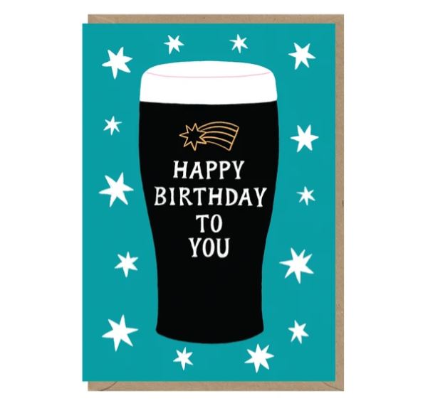 Happy Birthday to you Pint Card - Earlybird Designs image 1