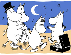 Moomins Dancing in the Moonlight - Roger La Borde - Roger La Borde image 1