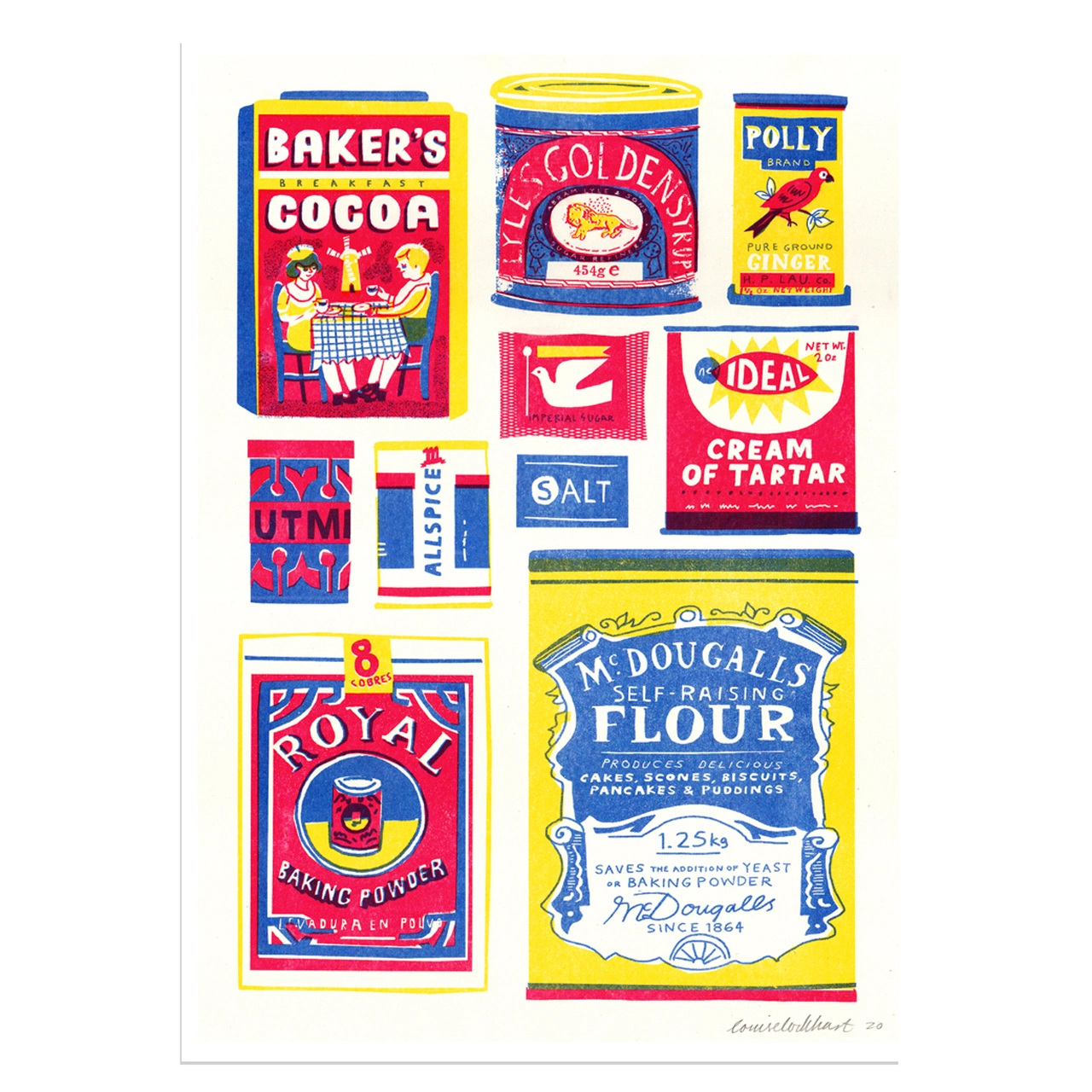 Baking Collection A3 Print - Printed Peanut image 1