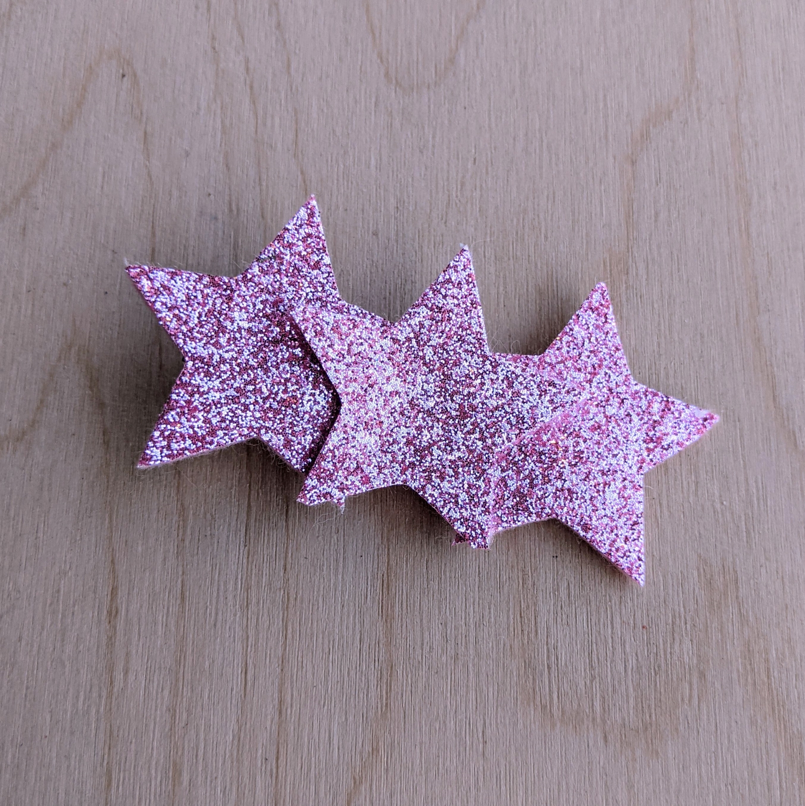 Glitter Star Hair Clip - A is for Alice image 1