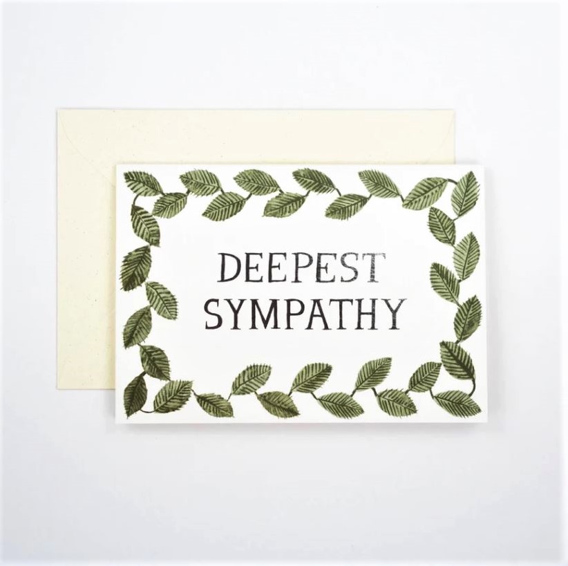 Deepest Sympathy with Leaves - Hadley image 1