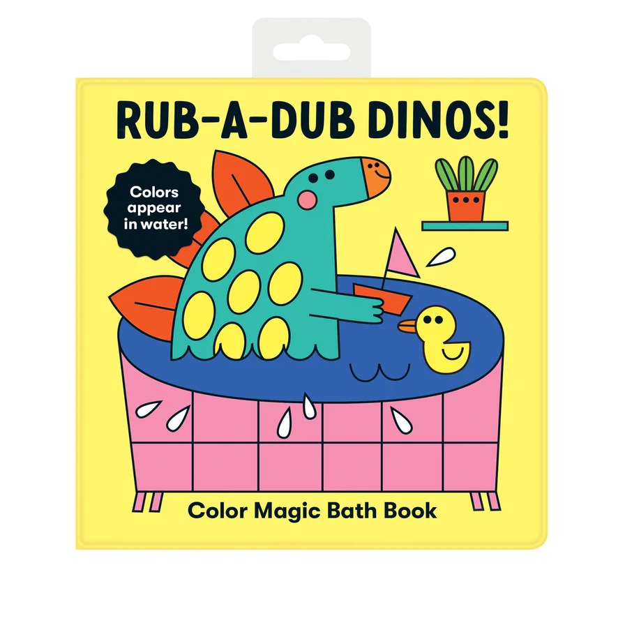 Rub-A-Dub Dinos - Colour Magic Bath Book - Abrams & Chronicle image 1