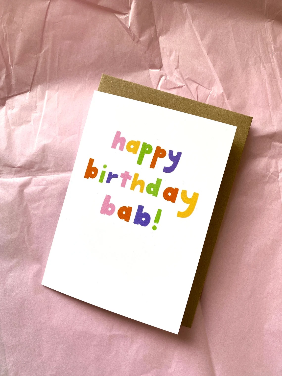 Happy Birthday Bab! - Brummie Card image 1