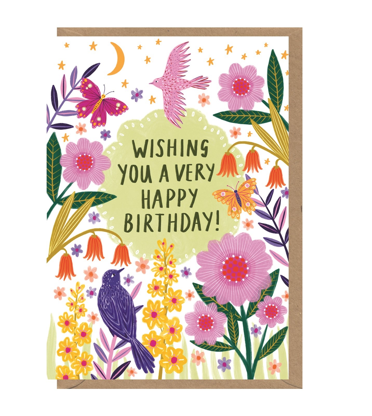 Very Happy Birthday Birds & Flowers - Earlybird Designs image 1