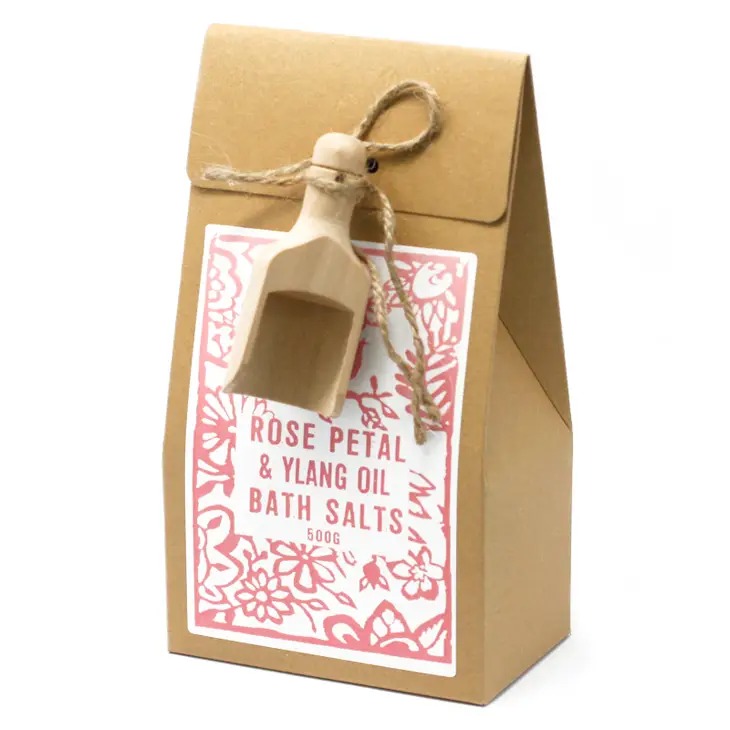 Bath Salt - Rose Petal & Ylang Oil 500g - Agnes+Cat image 1
