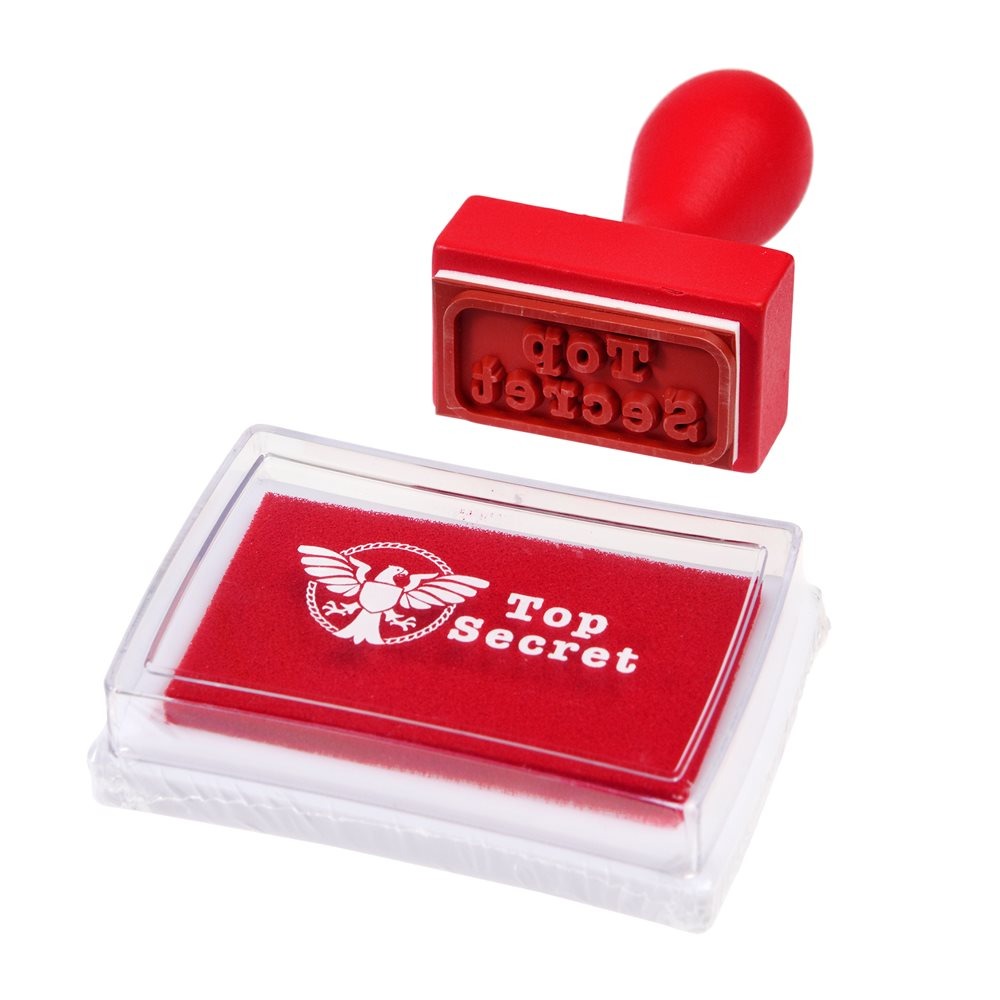 Top Secret Stamp And Ink Set - Rex London image 2