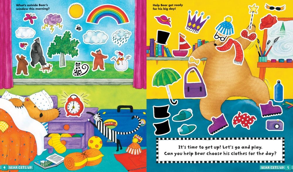 Bear's Big Day Sticker Book - Barefoot Books image 2