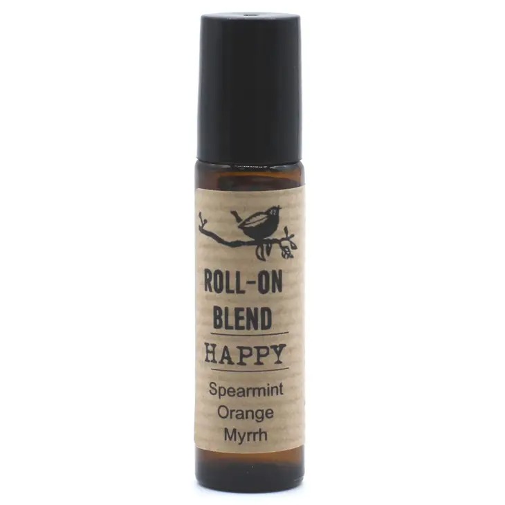 Roll On Essential Oil Blend - HAPPY 10ml - Agnes+Cat image 1