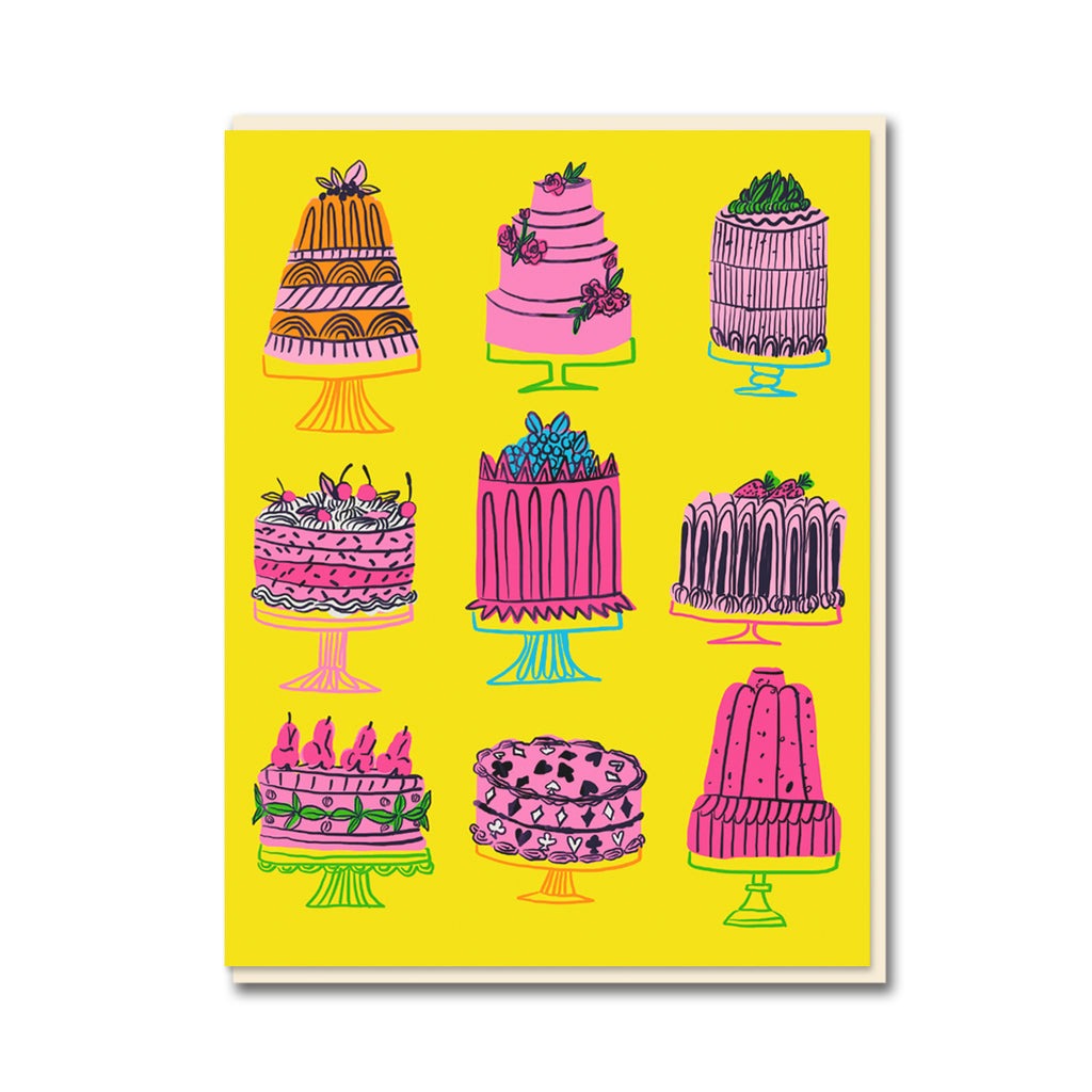 Birthday Cakes Yellow - 1973 image 1