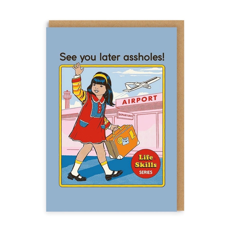 See You Later Greeting Card - Ohh Deer image 1