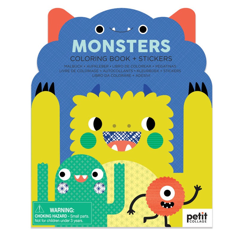 Monsters Colouring Book with Stickers - Abrams & Chronicle image 1