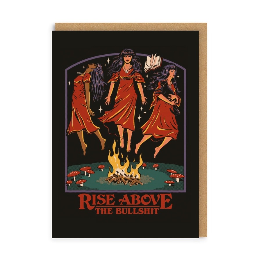 Rise Above Greeting Card - Ohh Deer image 1