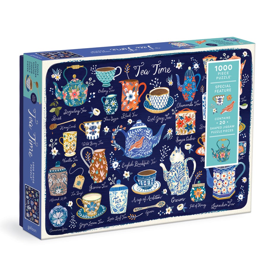 Tea Time Jigsaw - 1000 Pieces - Abrams & Chronicle image 1