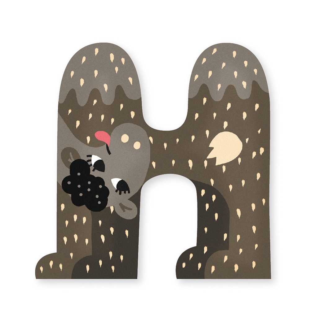 Animal Door Letter - H image 1