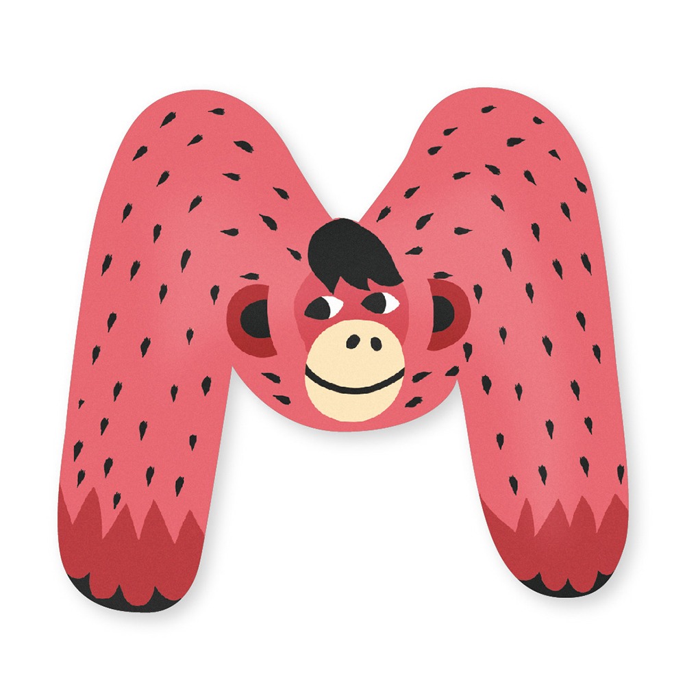 Animal Door Letter - M image 1