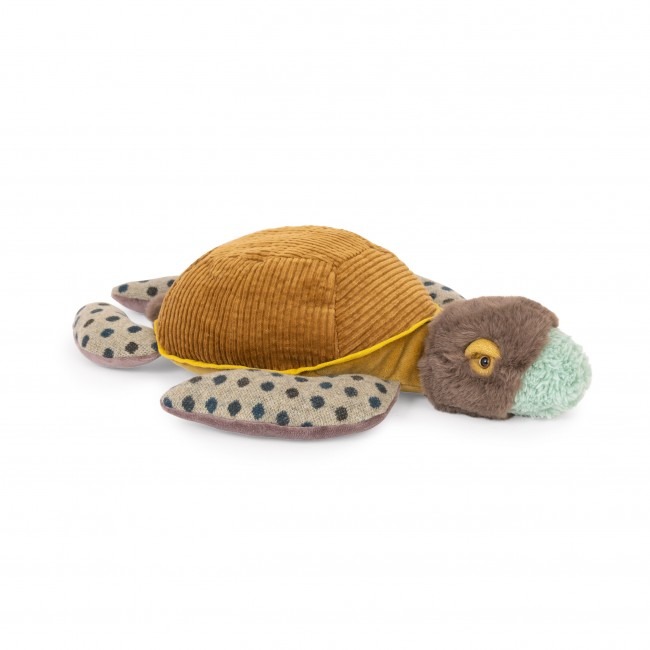 Turtle Du Monde Soft Toy - Moulin Roty image 1