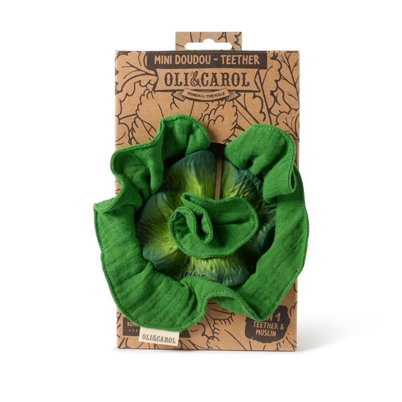 Kale Teether & Comforter - Little Concepts image 1
