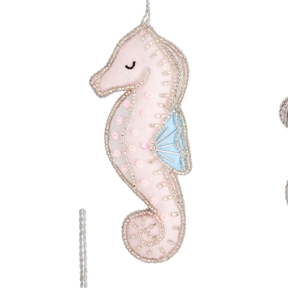 Sea Creature Zari Decoration - Seahorse image 1