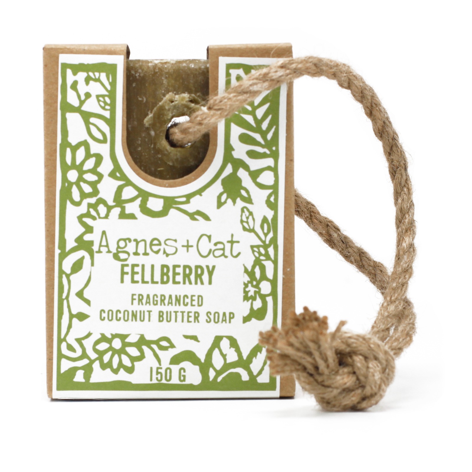 Soap On A Rope - Fellberry 150g - Agnes+Cat image 1