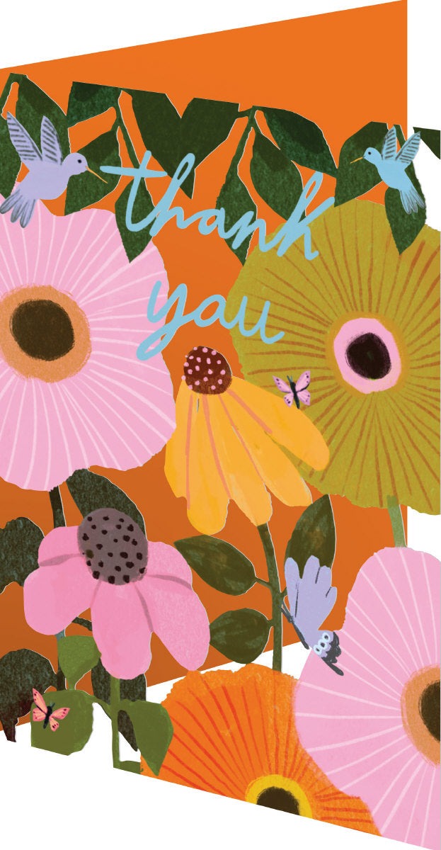 Sunday Morning Thank You Lasercut Card - Roger La Borde - Roger La Borde image 1