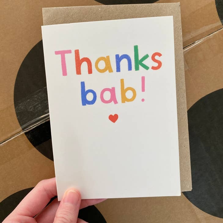 Thanks Bab! Brummie Card - Maxene Brown image 1