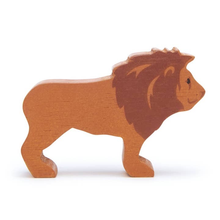 Lion - Safari Animal Wooden Toy - ThreadBear Design Ltd image 1