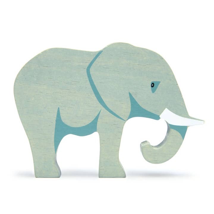 Elephant - Safari Animal Wooden Toy - ThreadBear Design Ltd image 1