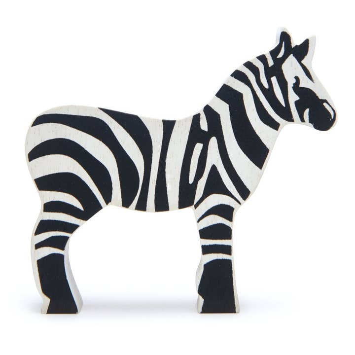 Zebra - Safari Animal Wooden Toy - ThreadBear Design Ltd image 1