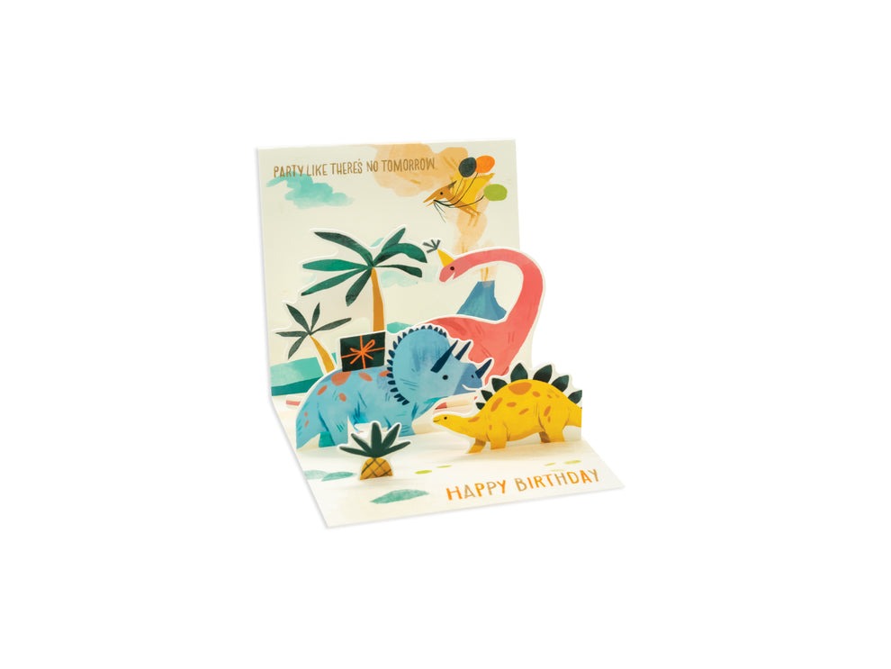 Dinosaurs Layered Birthday Card - Ohh Deer image 1