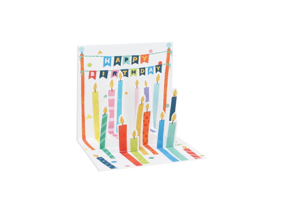 Lots Of Candles Layered Birthday Card - Ohh Deer image 1