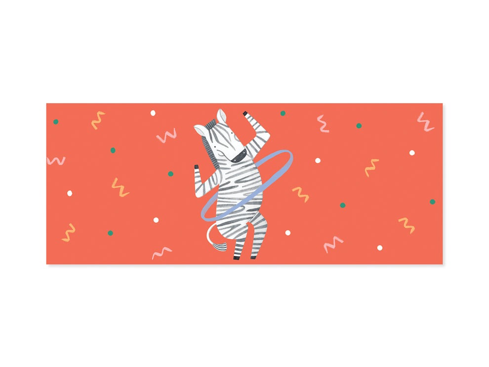 Hooray Hula Hoop Layered Greeting Card - Ohh Deer image 2