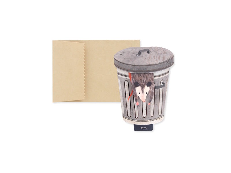 Trash 3D Layered Card - Ohh Deer image 1