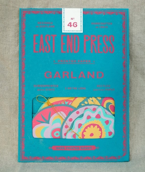 Bright Midsommar Sewn Garland - East End Press image 1