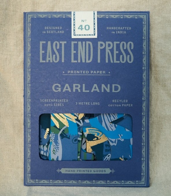 Happy Birthday Sewn Garland - East End Press image 1