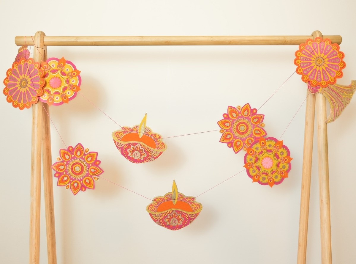 Diwali Sewn Garland - East End Press image 1