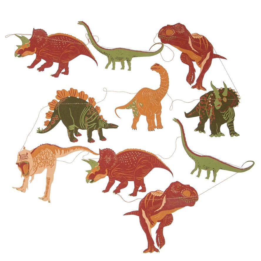 Dinosaurs Sewn Garland - East End Press image 2